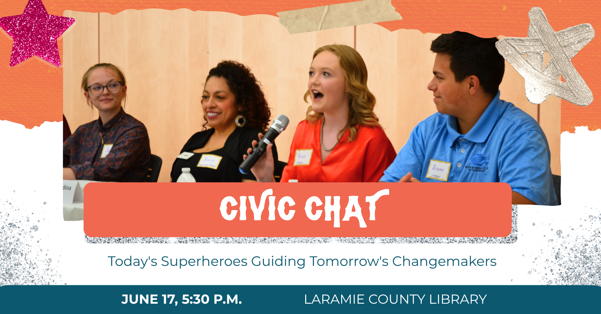 Civic Chat: Today's Superheroes Guiding Tomorrow's Changemakers